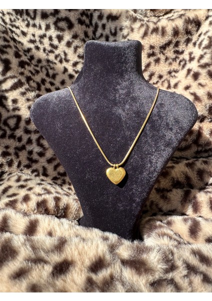 Heart Love Madalyon Kolye 60CM modelleri