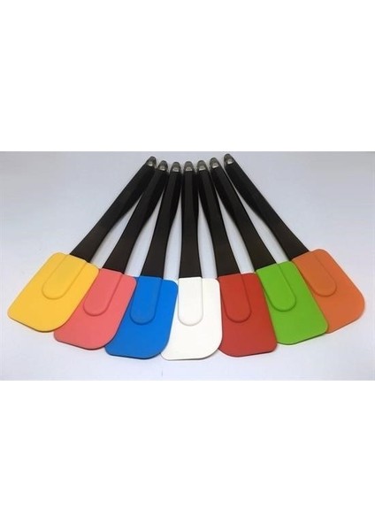 Buffer® Dekoratif Renkli Silikon Spatula Pratik Sevimli Spatula Kaşık