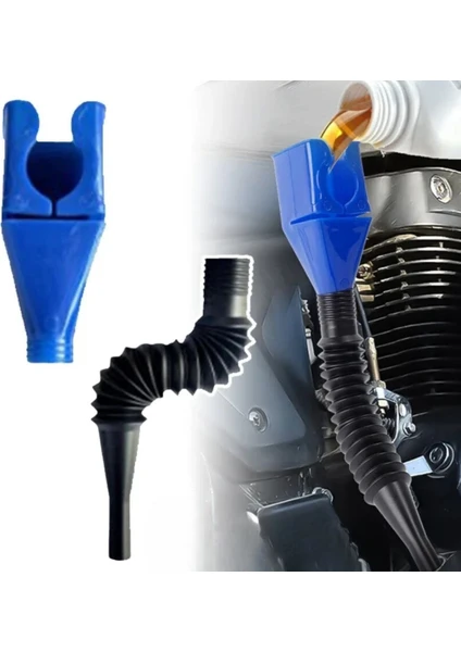 Güllü E Store Buffer® Araba ve Motorsikletler Için Katlanabilir Plastik Motor Yağ Hunisi