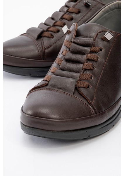 Anne Dolgu Topuk Comfort Ayakkabı Deri Br 950 Kahverengi modelleri