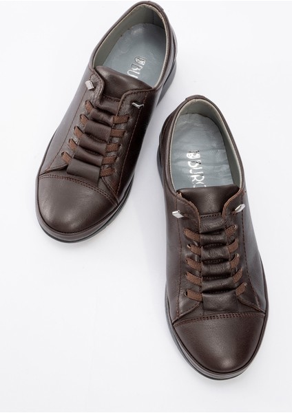 Anne Dolgu Topuk Comfort Ayakkabı Deri Br 950 Kahverengi indirimleri