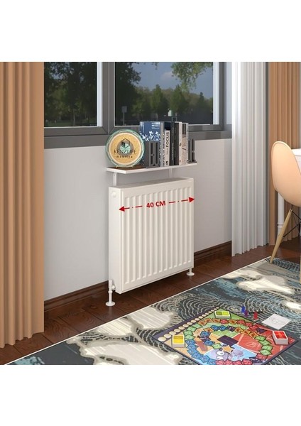 Kenzlife petek üstü raf dresuar golden boy cvz 040*24 tekli kitaplık duvar rafı 040 cm uzunluk