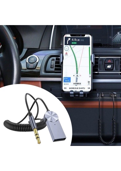 Buffer® Araba Için Bluetooth Aux Alıcısı Wireless Araç Kiti