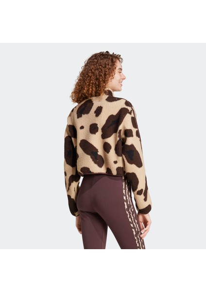 Essentials Animal Prints Kadın Polar Sweatshirt (IX3719) fiyatları