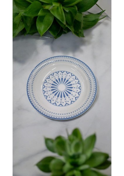 Evmutfak Güral Porselen 6 Adet 17 cm Suje Çukur Yemek Tabağı E48