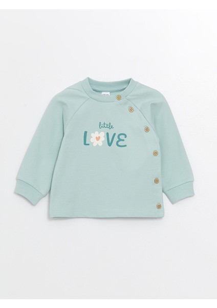 Lcw Baby Kapüşonlu Kız Bebek Hırka ve Pantolon 2'li Takım