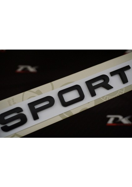 Land Rover Range Rover Sport Siyah Abs Bagaj Yazı Logo
