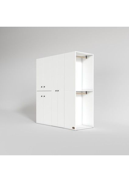 Kenzlife çamaşır-kurutma makinesi dolabı ve giysi dolabı bistamimdf sağ byz 180*160*60 % 100 FULL MDF