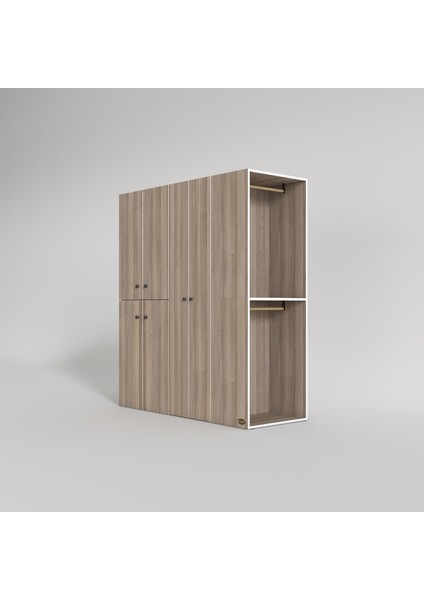 Kenzlife çamaşır-kurutma makinesi dolabı ve giysi dolabı bistami sağ crd 180*160*60 banyo modelleri