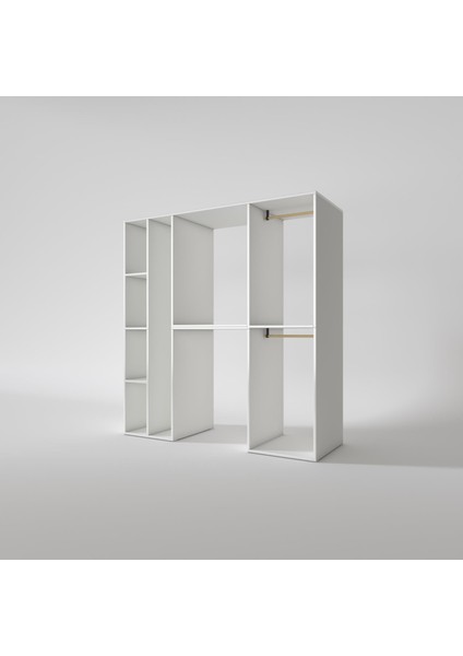 Kenzlife çamaşır-kurutma makinesi dolabı ve giysi dolabı cevherimdf sol byz 180*170*60 % 100 FULL MDF