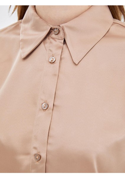 Lcw Modest Saten Kadın Gömlek Tunik modelleri