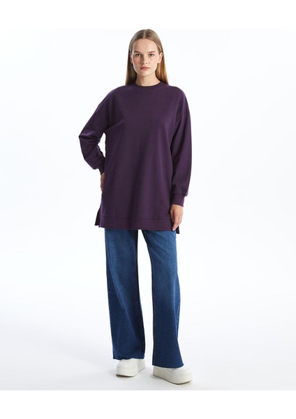 Lcw Modest Bisiklet Yaka Kadın Sweatshirt Tunik fiyatları
