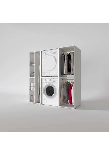 Kenzlife çamaşır-kurutma makinesi dolabı ve giysi dolabı cevheri sol byz 180*170*60 banyo fiyatları