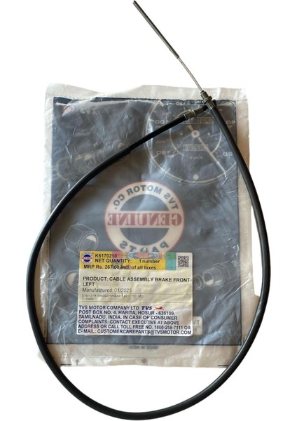 Jupıter Wego Euro 3-4 Ön Fren Teli Sol K6170210 Orıjınal Ürün