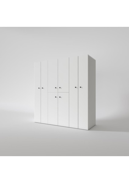 Kenzlife çamaşır-kurutma makinesi dolabı ve giysi dolabı suyutimdf sol byz 180*170*60 % 100 FULL MDF