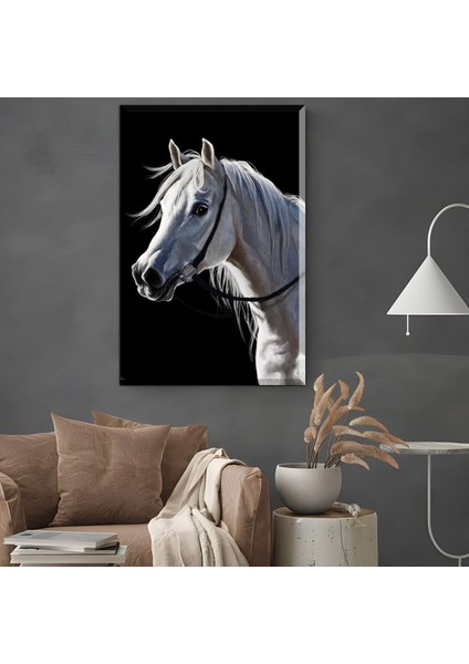|Şık At Tablosu 29 |Çerçevesiz Kanvas Tablo