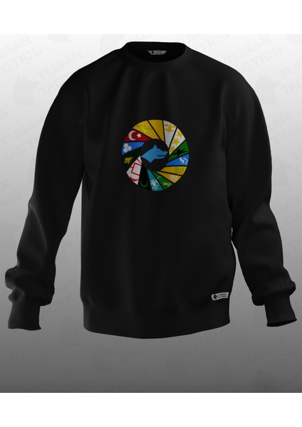16 Türk Hanedanlığı Tasarımlı Sweatshirt