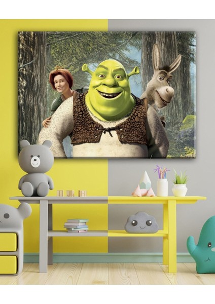Shrek Çocuk Odası Tabloları
