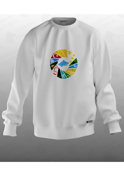 16 Türk Hanedanlığı Tasarımlı Sweatshirt
