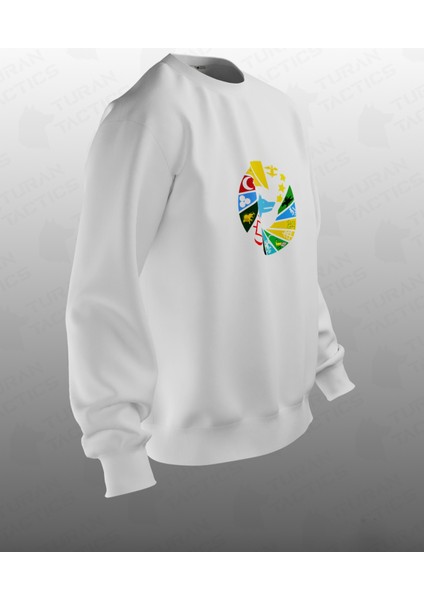 16 Türk Hanedanlığı Tasarımlı Sweatshirt