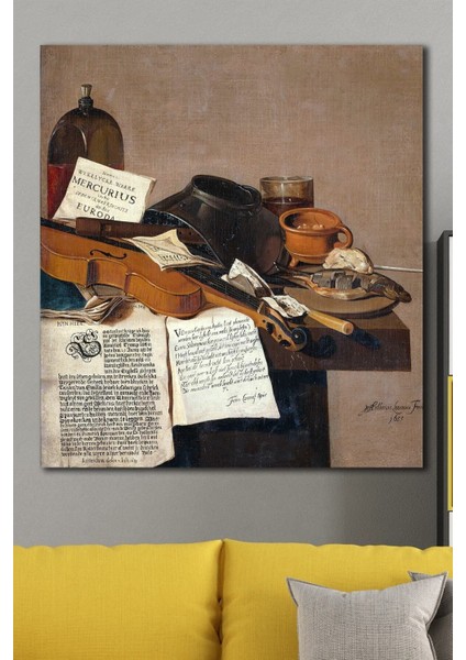 Bequest Of Violinist Kanvas Tablo