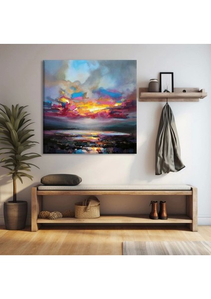 Gökkuşağı Alacakaranlığı Kanvas Tablo