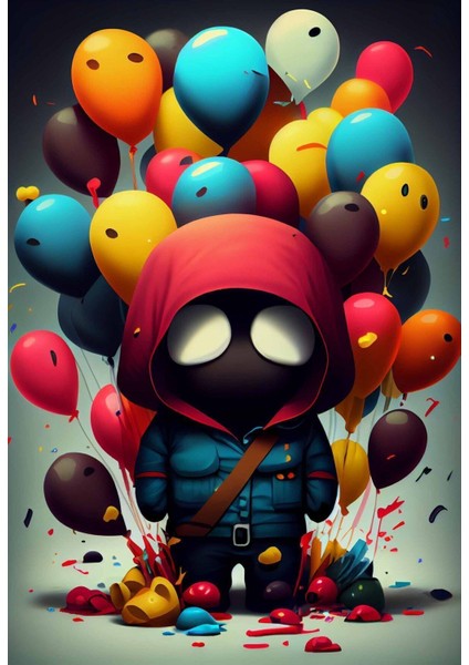Balon Kanvas Tablo