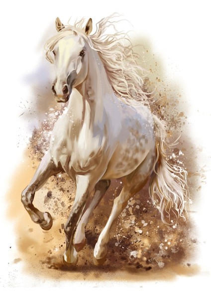 |Şık At Tablosu 47 |Çerçevesiz Kanvas Tablo fiyatları