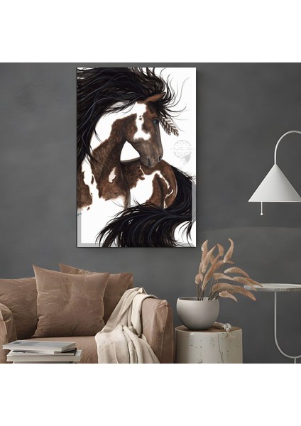 |Şık At Tablosu 59 |Çerçevesiz Kanvas Tablo