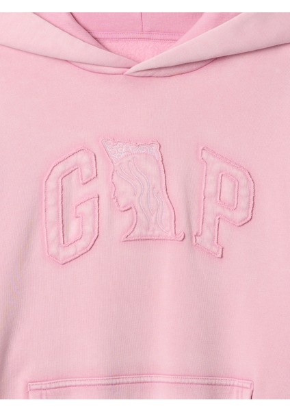 Kadın Pembe Wicked Vintage Soft Gap Logo Fleece Sweatshirt