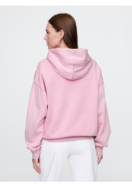 Kadın Pembe Wicked Vintage Soft Gap Logo Fleece Sweatshirt