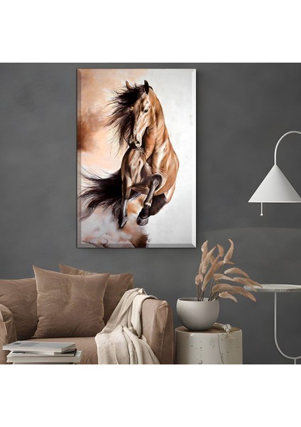 |Şık At Tablosu 1|Çerçevesiz Kanvas Tablo