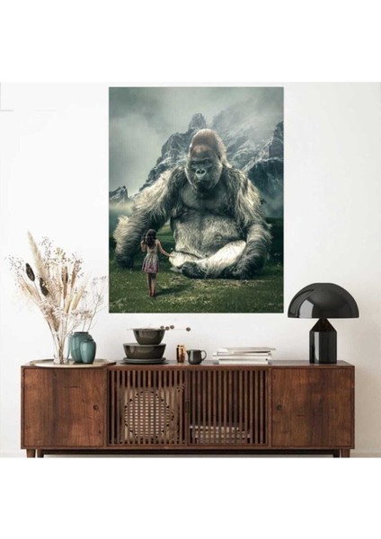 Dekoratif King Kong Kanvas Tablo