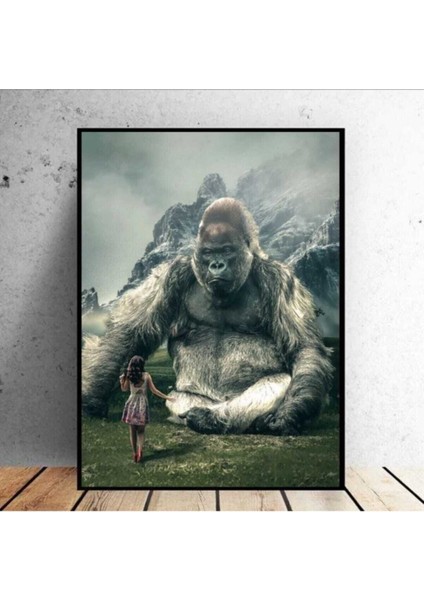 Dekoratif King Kong Kanvas Tablo