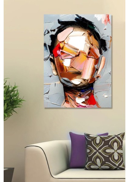 Smashed Face Kanvas Tablo
