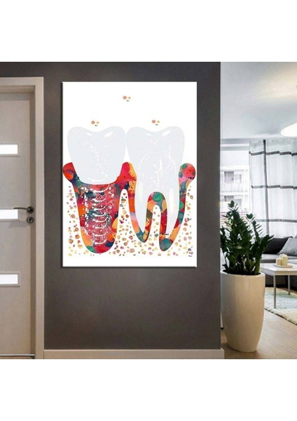 Ağız Ve Diş Sağlığı Polikliniği Tabloları Dekoratif Diş, Dsc-44