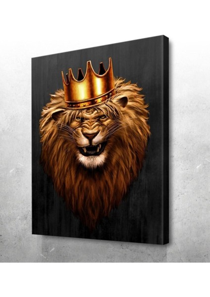 Dekoratif Lion King Kanvas Tablo