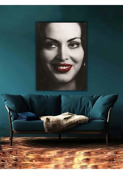 Türkan Şoray Tablo Salon Oturma Odası Retro Dekoratif Dijital Baskı Kanvas Tablo fırsatları