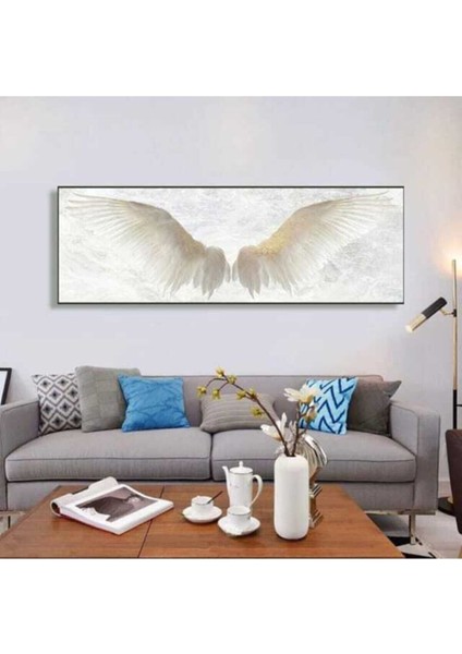 Dekoratif Angel Wings Kanvas Tablo