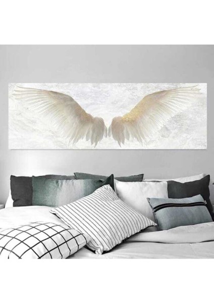 Dekoratif Angel Wings Kanvas Tablo