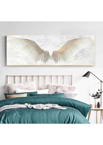 Dekoratif Angel Wings Kanvas Tablo