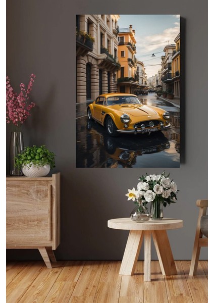 Ferrarı250 Klasik Araba Hd Kanvas Tablo/0008-E fiyatları