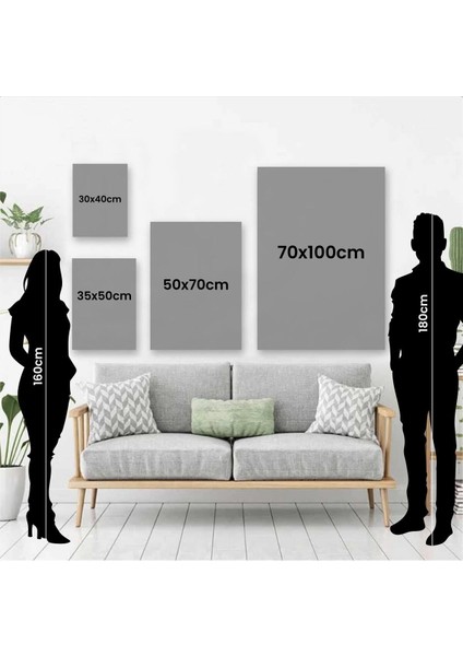 Kanvas Tablo Baskılı Modern Dekoratif Modern Çalışma Ev Ofis Otel Dekor Tablo