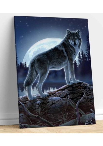 Kurt Resimli Kanvas Tablo fiyatları