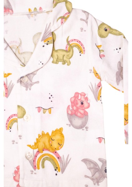 Pamuk Pazen Çocuk Pijama Takımı