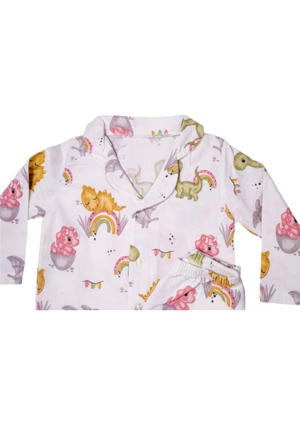 Pamuk Pazen Çocuk Pijama Takımı