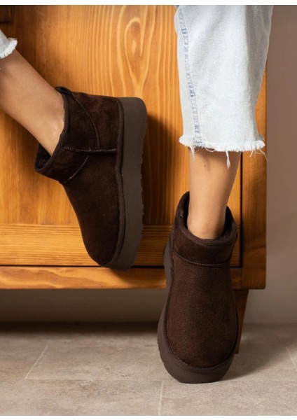 Tüylü Içi Kürklü Ugg Bot