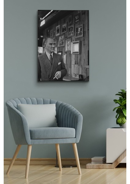 Atatürk Kanvas Tablo Dekoratif Atatürk Portre Tablo 198