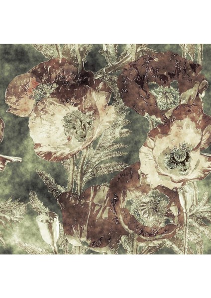 Dekoratif Gelincik Duvar Kanvas Tablo