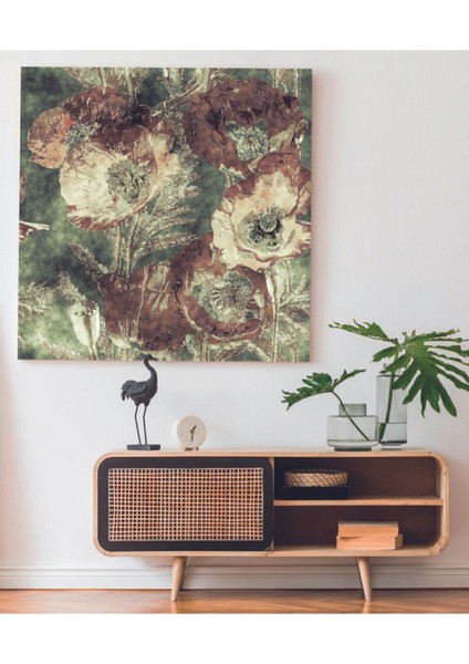 Dekoratif Gelincik Duvar Kanvas Tablo fiyatları